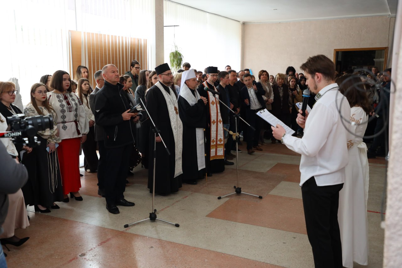 Vidkryttia Stely pamiati v TNPU